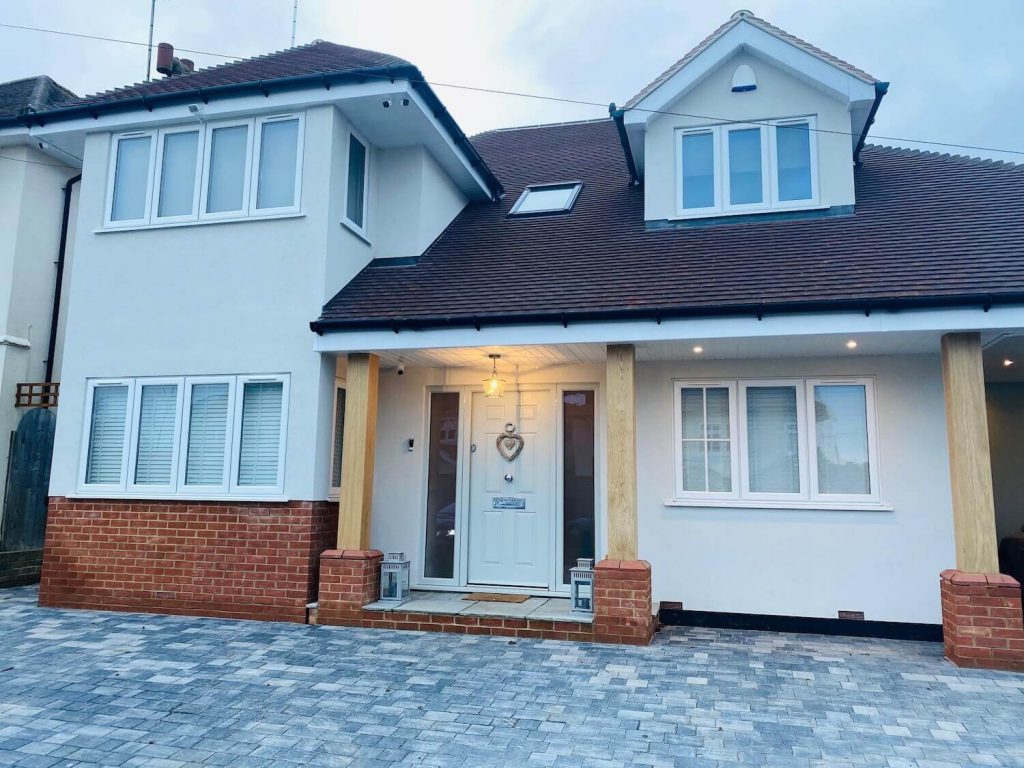 House with uPVC Windows