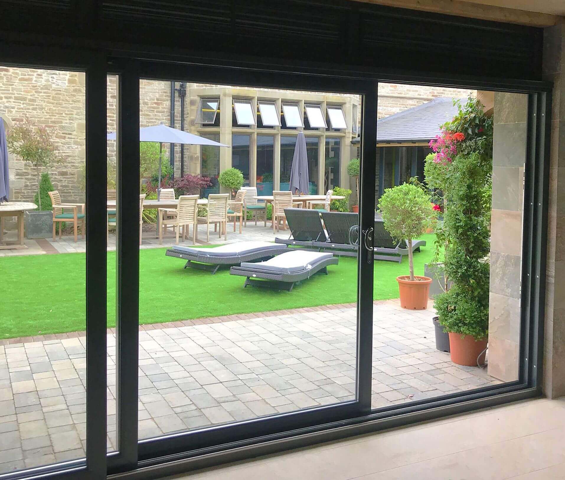 Sliding Patio Doors Interior Rehau